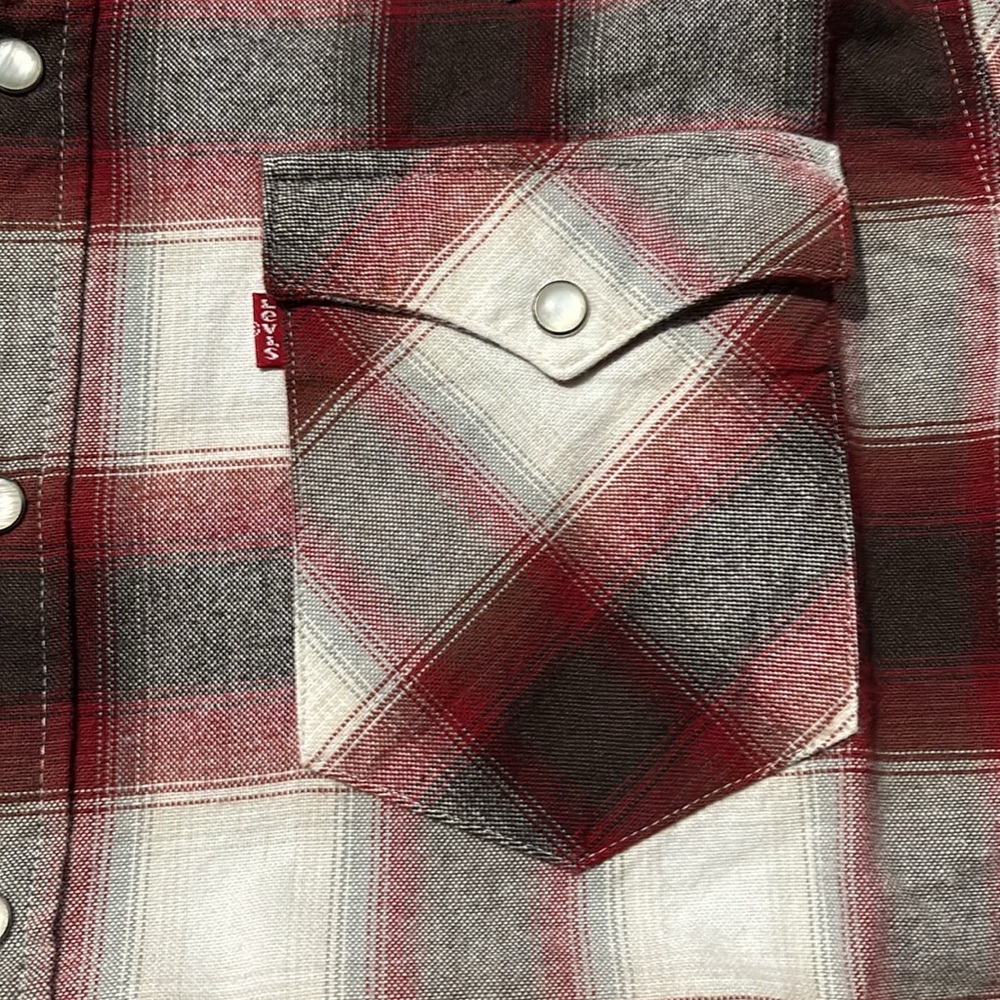 NWT Levi's flannel western shirt - Picture 2 of 3